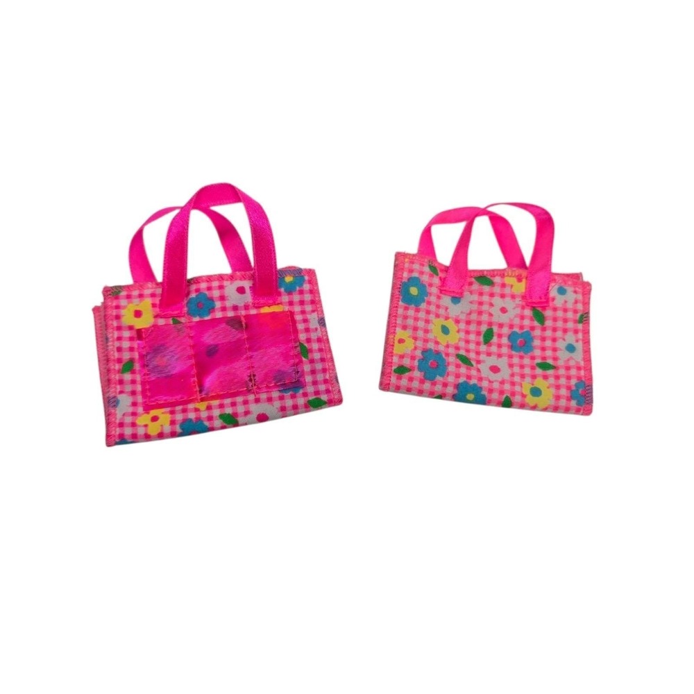 1996 Mattel Kelly Potty Training Set #16066 Kelly Barbie Doll Pink Diaper Bags